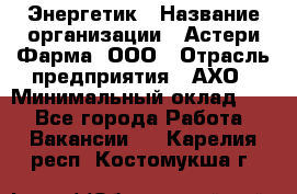 Энергетик › Название организации ­ Астери-Фарма, ООО › Отрасль предприятия ­ АХО › Минимальный оклад ­ 1 - Все города Работа » Вакансии   . Карелия респ.,Костомукша г.